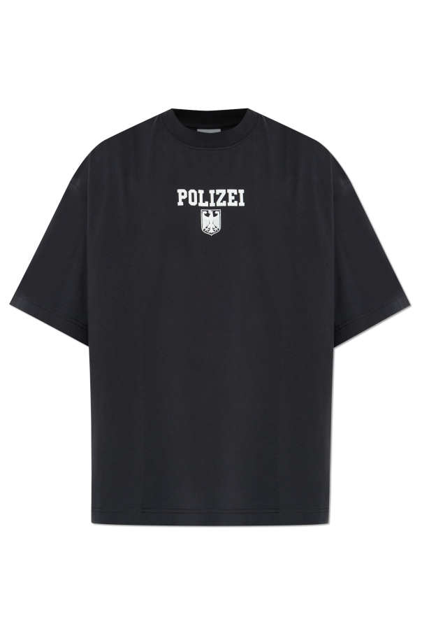 T-shirt with print od VETEMENTS