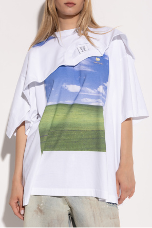 VETEMENTS Camiseta com estampa