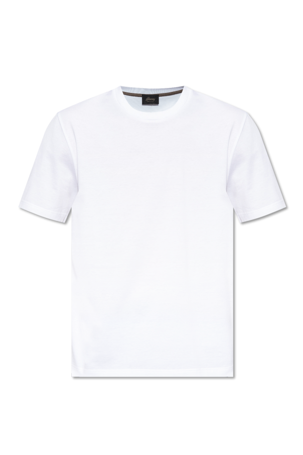 White Logo T-shirt Brioni - Vitkac Germany