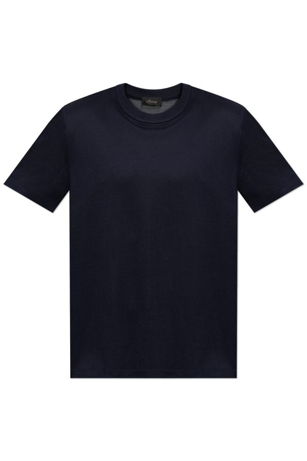 Silk t-shirt with round neckline, zdjęcie 1 Silk t-shirt with round neckline od Brioni