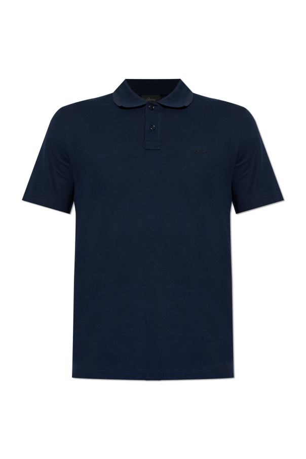 Brioni Polo con logo bordado