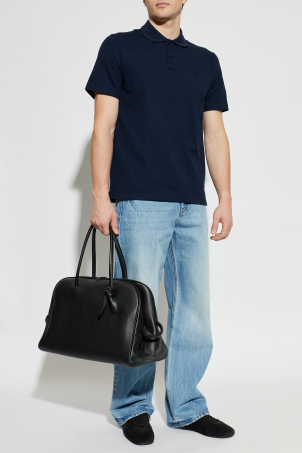 Brioni Polo con logo bordado