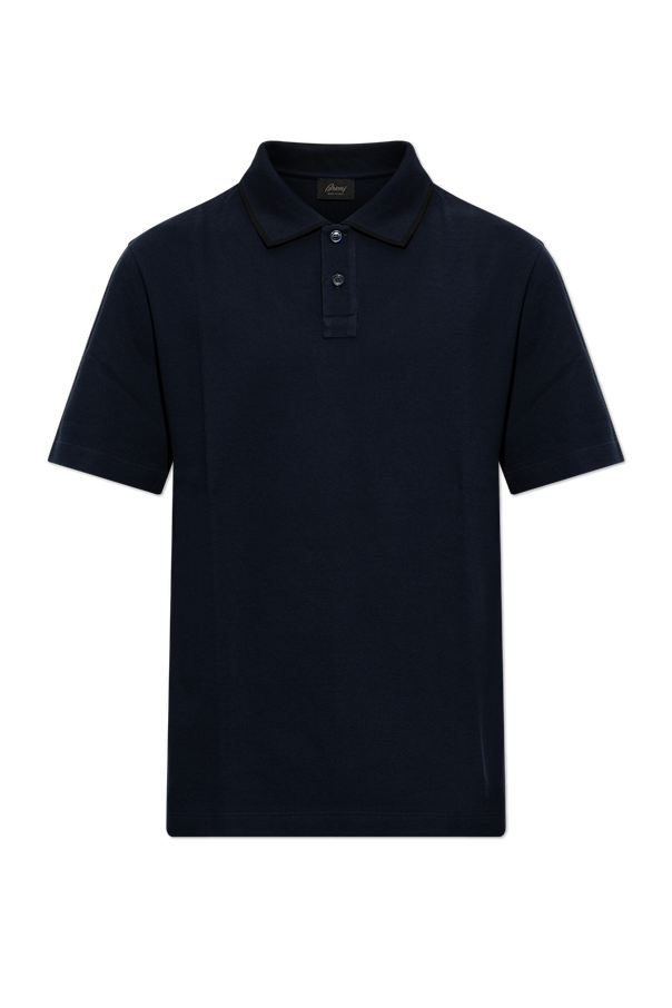 Polo shirt with embroidered logo od Brioni