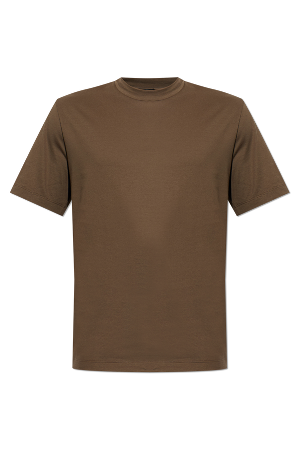 Brioni Cotton t-shirt with embroidered logo