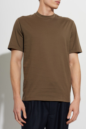 Brioni Cotton t-shirt with embroidered logo