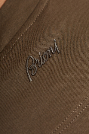 Brioni Cotton t-shirt with embroidered logo