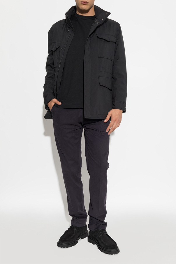 Brioni T-shirt with embroidered logo