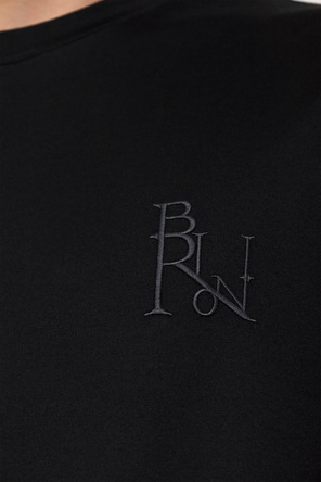 Brioni T-shirt with embroidered logo