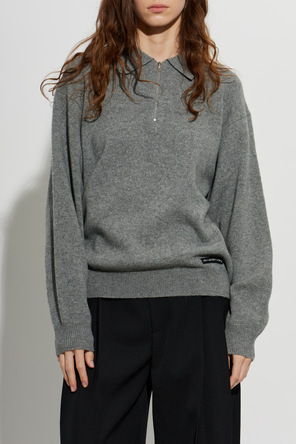 Alexander Wang Polo de lana de manga larga