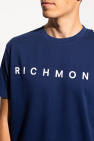 John Richmond Reclaimed Vintage Inspired Plus T-shirt à logo Crème