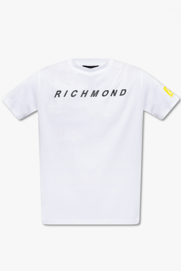 John Richmond Pure Cotton Half Zip Rugby Shirt