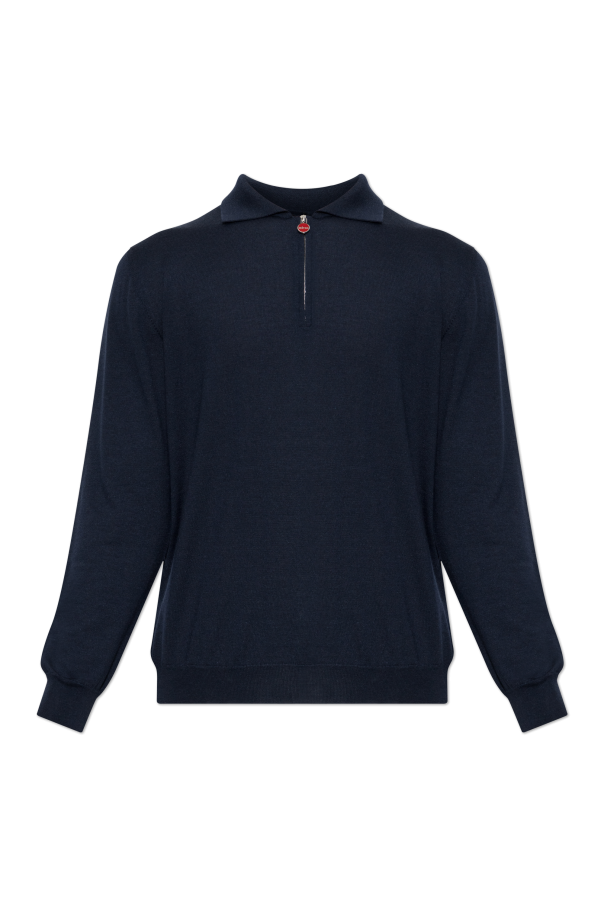 Cashmere long-sleeve polo od Kiton