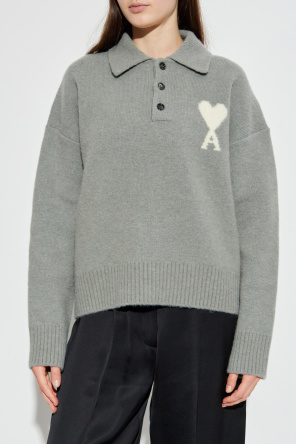 Ami Alexandre Mattiussi Cardigan mit Logo