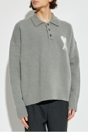 Ami Alexandre Mattiussi Cardigan mit Logo