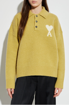 Ami Alexandre Mattiussi Polo-Pullover mit Logo