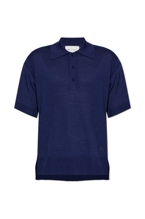 Polo de lana de corte asimétrico