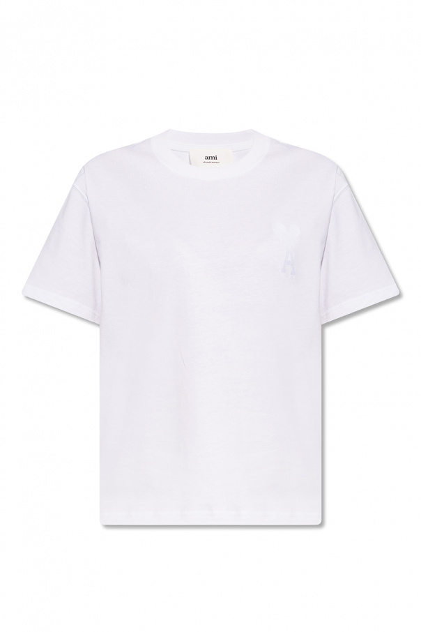 Button-up cropped-length shirt Actual Logo T-shirt