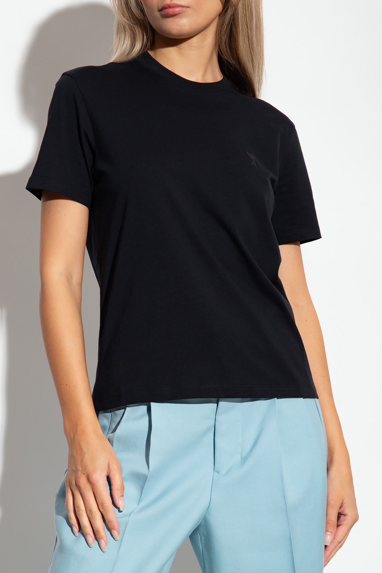 JACQUEMUS T-SHIRT ZE STÓJKĄ polo-shirts footwear-accessories Shirts