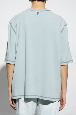 Ami Alexandre Mattiussi multicolour-button long-sleeve shirt