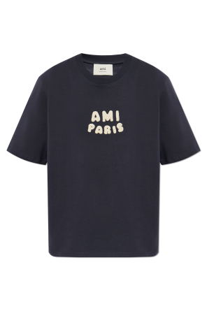 T-shirt with embroidered logo
