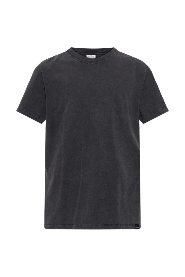 Courrèges T-shirt z naszywką z logo