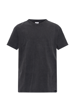 T-shirt z naszywką z logo od Courrèges