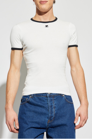Courrèges Camiseta con logo