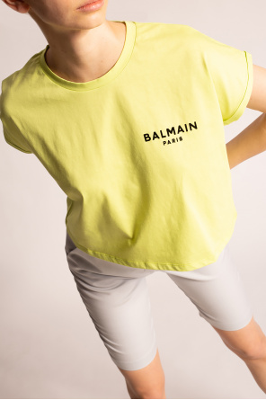 Balmain Balmain Kids logo-print skinny jeans