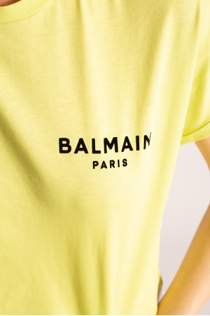 Balmain Balmain Kids logo-print skinny jeans