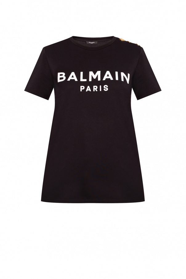 Balmain Vintage balmain logo knitted polo