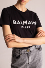 balmain jeans T-shirt with logo