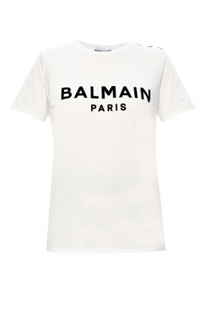 cropped top with long sleeves balmain top