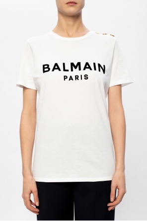 balmain Thongs Logo T-shirt