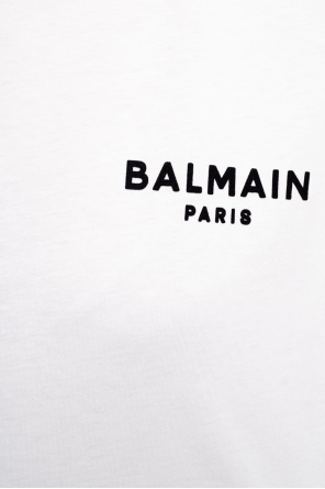 balmain And balmain And logo-debossed cotton sweatpants