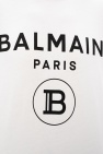 balmain detail T-shirt with logo