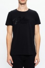 Balmain T-shirt with velvet logo