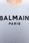 Balmain T-shirt with velvet logo