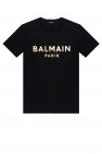 Balmain Kids gold-tone logo-print jumper