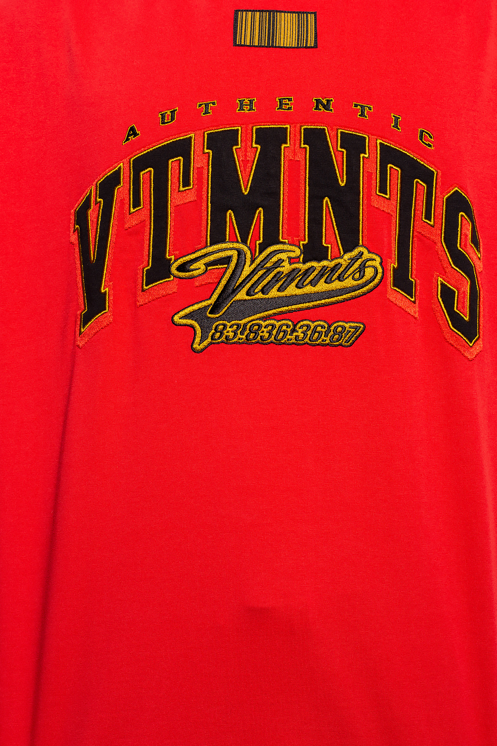 VTMNTS T-shirt with short sleeves