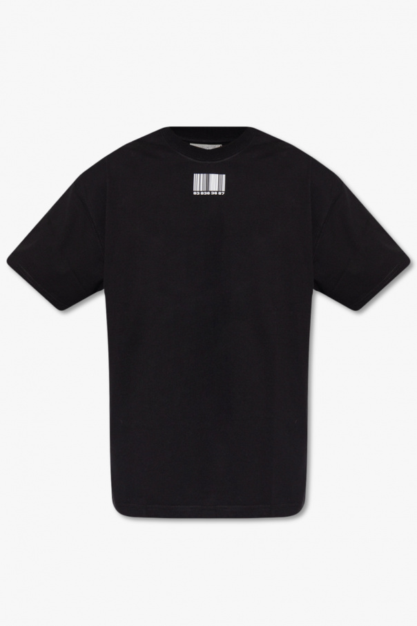 VTMNTS T-shirt with barcode motif