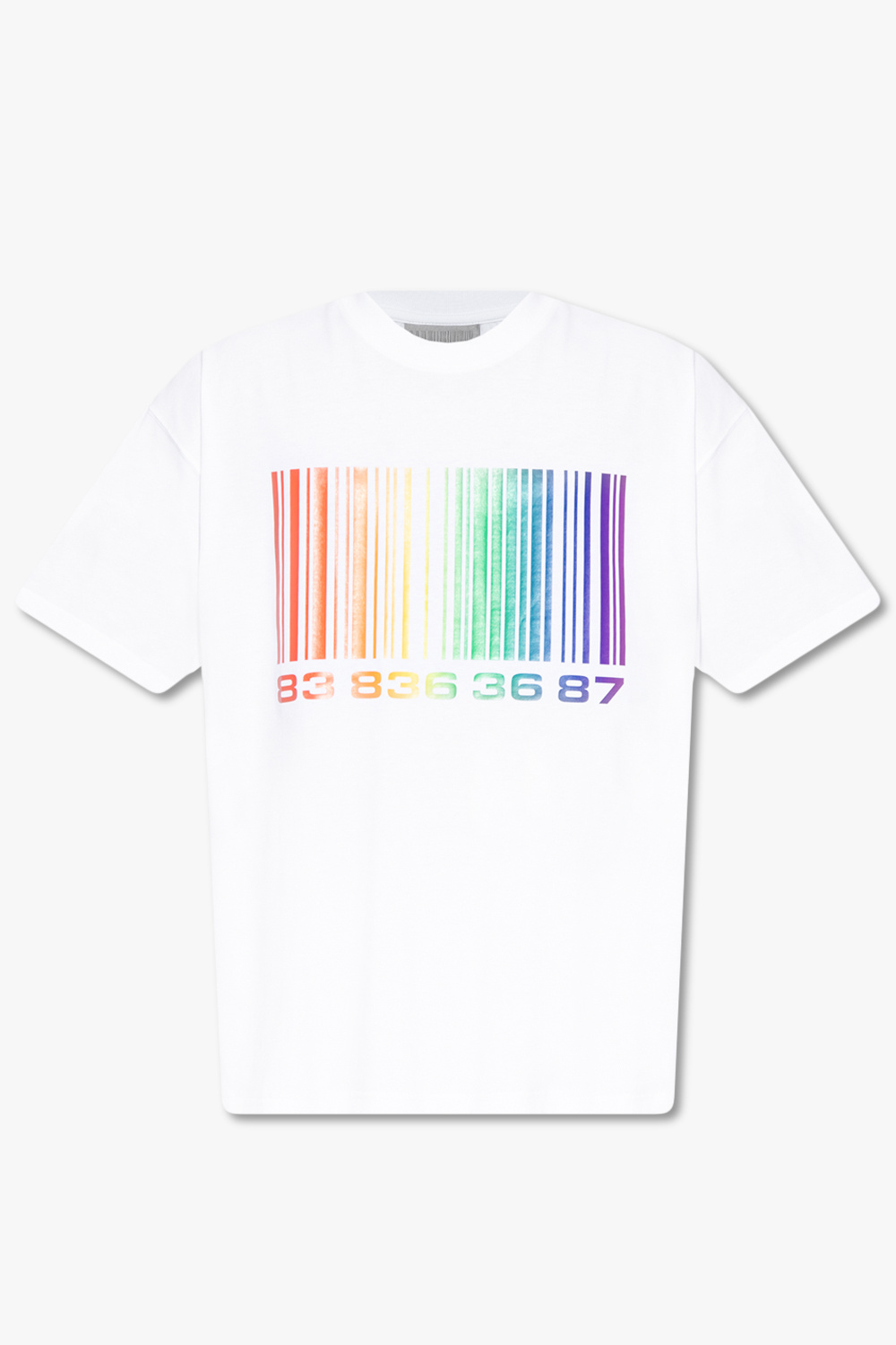 VTMNTS T-shirt with barcode motif