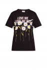 Red Valentino T-shirt with floral motif