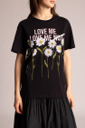 Red Valentino T-shirt with floral motif