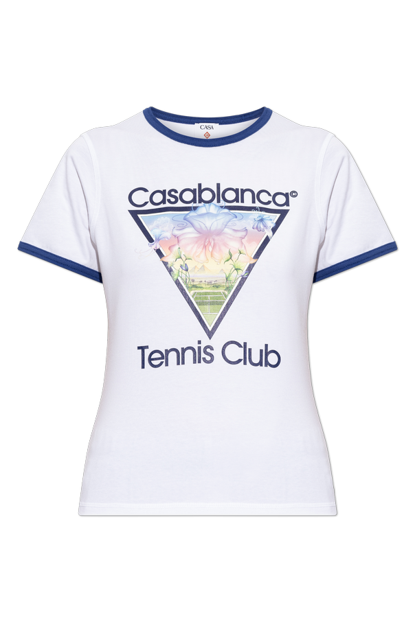 T-shirt with colorful print od Casablanca