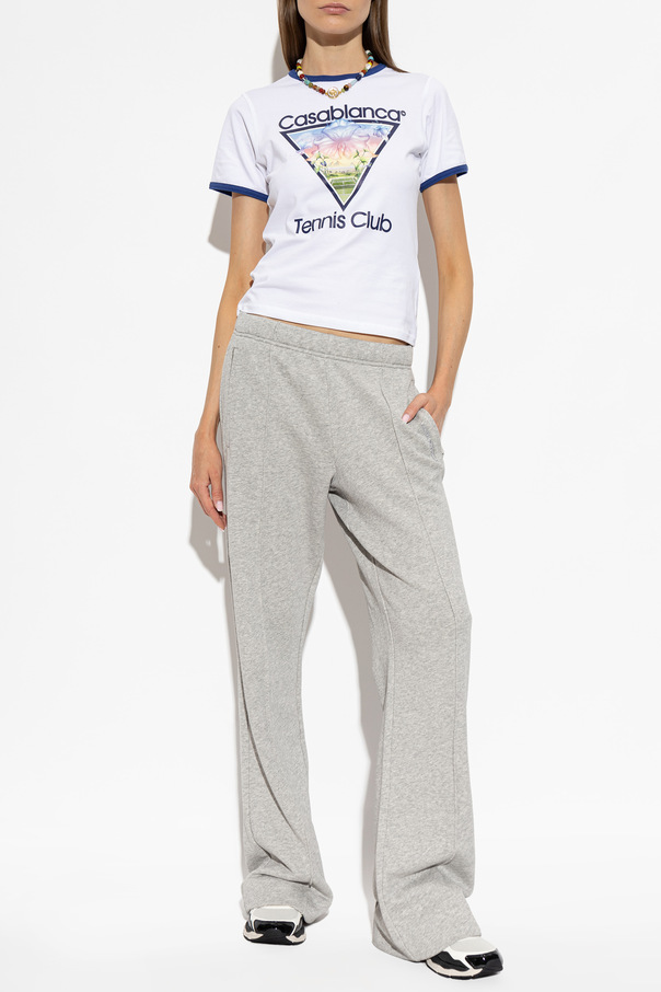 Casablanca T-shirt with colorful print