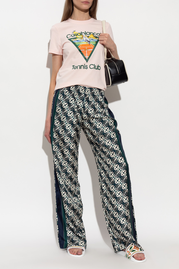 Casablanca T-shirt with a colorful print
