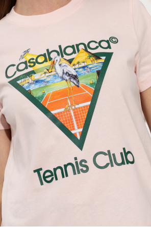 Casablanca T-shirt with a colorful print