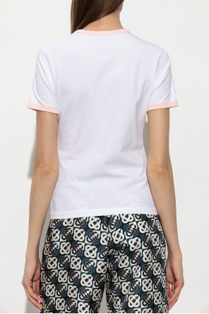 Casablanca T-shirt com estampado colorido