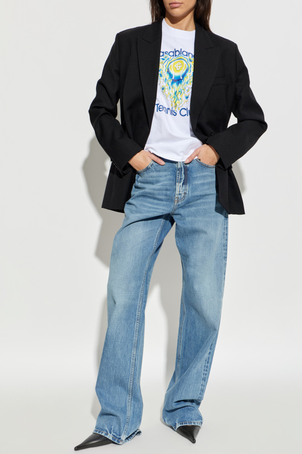 Casablanca T-Shirt mit Logo