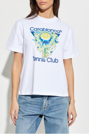 Casablanca T-Shirt mit Logo